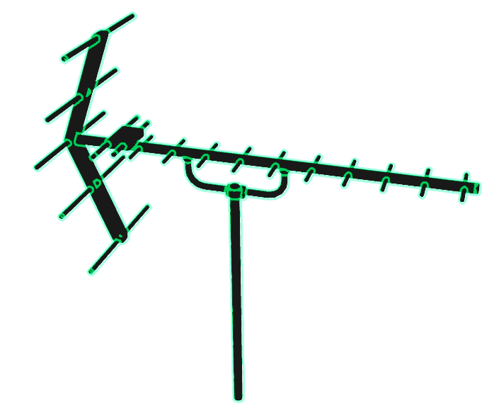 ネオン）アンテナ　八木アンテナ001